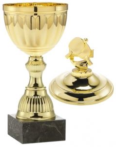 1021.019 Tischtennis Pokale Kißlegg mit Deckelfigur | Serie 7 Stck.