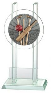 W140.019 Cricket Glaspokal/trophäe inkl. Beschriftung | 3 Größen