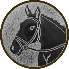 9100.211 Pokal-Emblem Pferdekopf 25 mm Ø | GS Pokale