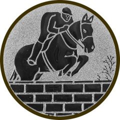 9100.213 Pokal-Emblem Springreiter 25 mm Ø | GS Pokale