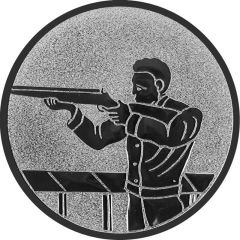 9100.216 Pokal-Emblem Gewehrschütze 25 mm Ø | GS Pokale