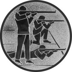 9100.217 Pokal-Emblem Gewehr 3-Stellung 25 mm Ø | GS Pokale