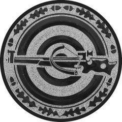 9100.219 Pokal-Emblem Armbrust 25 mm Ø | GS Pokale