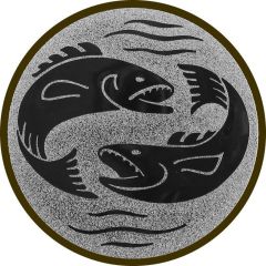 9100.231 Pokal-Emblem Fische 25 mm Ø | GS Pokale