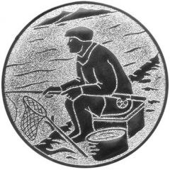 9100.232 Pokal-Emblem Angler 25 mm Ø | GS Pokale