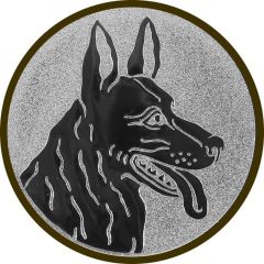 9100.234 Pokal-Emblem Schäferhund 25 mm Ø | GS Pokale