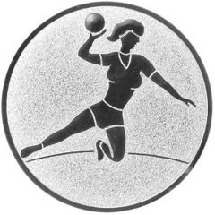 9100.237 Pokal-Emblem Handball Damen 25 mm Ø | GS Pokale