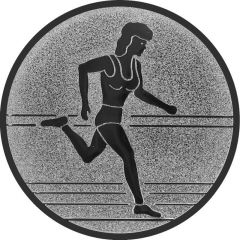 9100.244 Pokal-Emblem Läuferin 25 mm Ø | GS Pokale