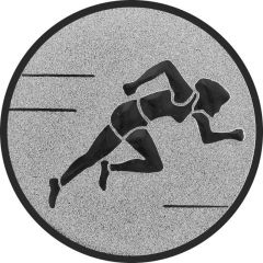 9100.245 Pokal-Emblem Läuferin - Sprinterin 25 mm Ø | GS Pokale