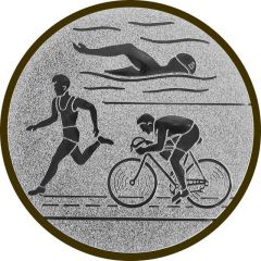 9100.248 Pokal-Emblem Triathlon 25 mm Ø | GS Pokale