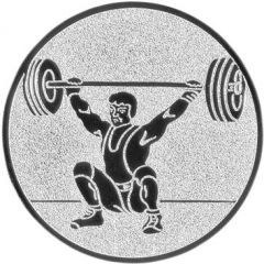 9100.283 Pokal-Emblem Gewichtheben 25 mm Ø | GS Pokale