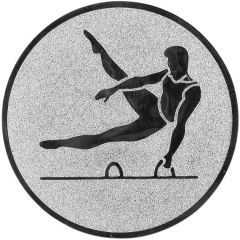 9100.294 Pokal-Emblem Turner - Seit-/Pauschenpferd 25 mm Ø | GS Pokale
