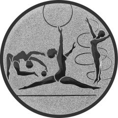 9100.298 Pokal-Emblem Rhytmische Sportgymnastik 25 mm Ø | GS Pokale