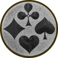 9100.302 Pokal-Emblem Skat 25 mm Ø | GS Pokale