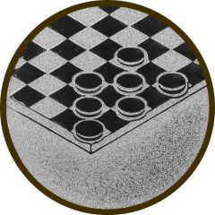 9100.304 Pokal-Emblem Dame - Brettspiel 25 mm Ø | GS Pokale