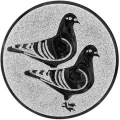 9100.332 Pokal-Emblem Tauben 25 mm Ø | GS Pokale