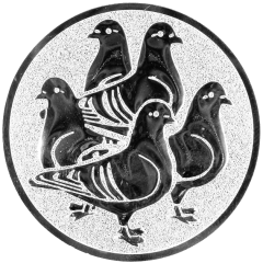 9200.335 Tauben Emblem | 50 mm Ø