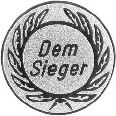 9100.375 Pokal-Emblem DEM SIEGER 25 mm Ø | GS Pokale