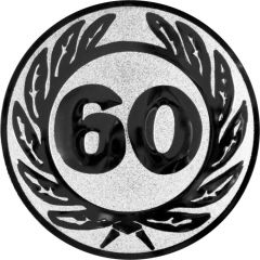 9100.387 Pokal-Emblem Zahl 60 25 mm Ø | GS Pokale