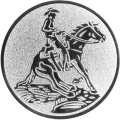 9100.391 Pokal-Emblem Westernreiten 25 mm Ø | GS Pokale