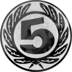 9100.393 Pokal-Emblem Zahl 5 25 mm Ø | GS Pokale
