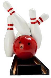 39497 Bowling Pokalfigur inkl. Gravur | 11,0 cm