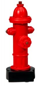 39671 Feuerwehr - Hydrant Pokalfigur inkl. Gravur | 23,0 cm