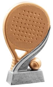 FG393 Padel Kunstharzpokal inkl. Beschriftung | 18,0 cm