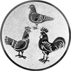 9100.399 Pokal-Emblem Kleintierzucht Geflügel 25 mm Ø | GS Pokale