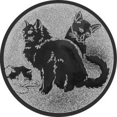 9100.403 Pokal-Emblem Katzen 25 mm Ø | GS Pokale