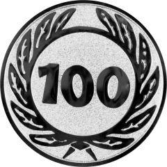 9100.410 Pokal-Emblem Zahl 100 25 mm Ø | GS Pokale