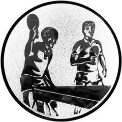 9100.421 Pokal-Emblem Tischtennis Doppel Herren 25 mm Ø | GS Pokale
