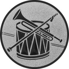 9200.273 Tambour Musik Emblem | 50 mm Ø