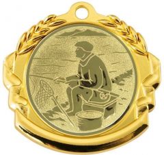 9360.339 Langlauf Medaille 70 mm Ø inkl. Band / Kordel | montiert