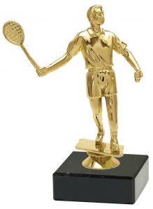 M34044 Badminton Pokal-Figur Regensburg inkl. Beschriftung | 16,6 cm