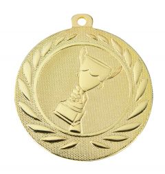 DI5000.A Sieger-Pokal Medaille 50 mm Ø inkl. Band / Kordel | montiert