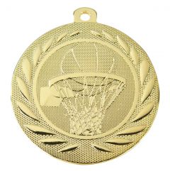 DI5000.M Basketball Medaillen 50 mm Ø inkl. Kordel / Band | montiert