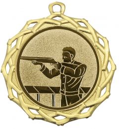 DI7003.216 Schützen Medaille Möttlingen 70 mm Ø inkl. Band / Kordel | montiert