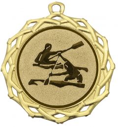 DI7003.230 Kanu - Kajak Medaille Augsburg 70 mm Ø inkl. Band / Kordel | montiert