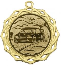 DI7003.257 Autorallye Medaille 70 mm Ø inkl. Band / Kordel | montiert