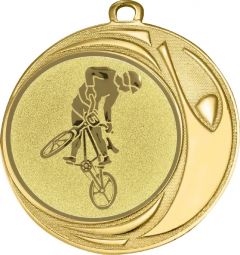 DI7006.252 BMX Medaille 70 mm Ø inkl. Kordel / Band | montiert