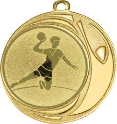 DI7006.236 Handball - Herren Medaille 70 mm Ø inkl. Kordel / Band | montiert
