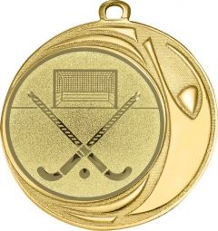 DI7006.285 Hockey Medaille 70 mm Ø inkl. Kordel / Band | montiert
