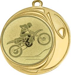 DI7006.253 Motocross Medaille 70 mm Ø inkl. Kordel / Band | montiert