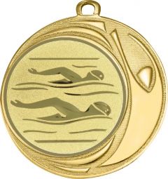 DI7006.293 Leichtathletik Medaille 70 mm Ø inkl. Kordel / Band | montiert