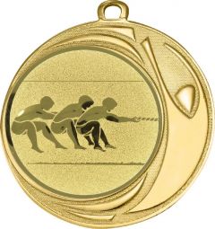 DI7006.299 Tauziehen Medaille 70 mm Ø inkl. Kordel / Band | montiert