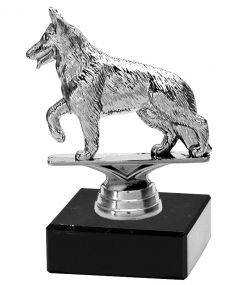 M34424 Schäferhund Pokal-Figur Dresden inkl. Beschriftung | 12,7 cm