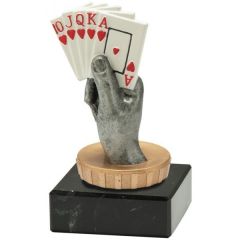 FX.018 Skat - Poker Pokal-Sportfigur |10 cm