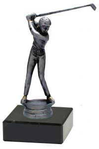 M34224 Golf - Herren Pokal-Figur Marl inkl. Beschriftung | 13,6 cm