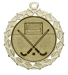 DI7003.285 Hockey Medaille 70 mm Ø inkl. Band / Kordel | montiert